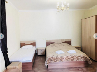 Отель Кристи Ессентуки Номер стандарт с 1 односпальной и 1 двуспальной кроватью-5